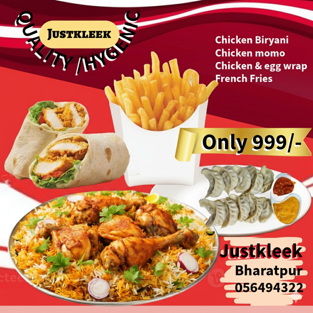 भरतपुरमा अब मध्यरातसम्म ताजा र स्वादिष्ट खाना डेलिभरी!